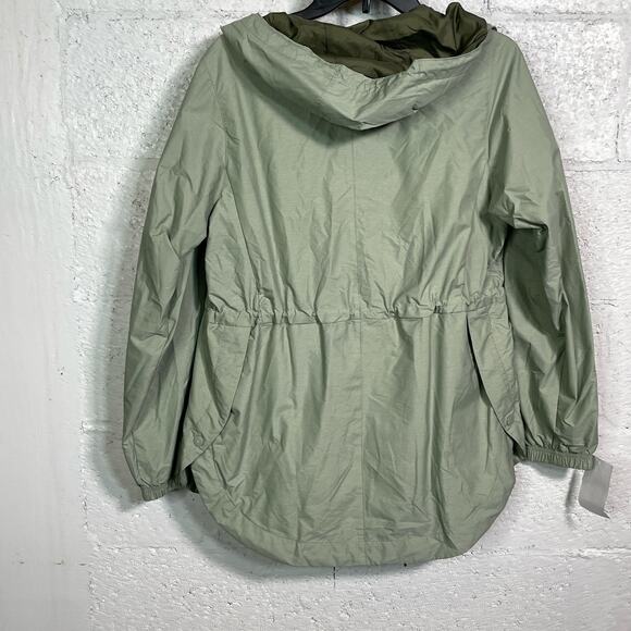Columbia Women's Lillian Ridge Shell Waterproof Rain Jacket Sage Small - Picture 11 of 11